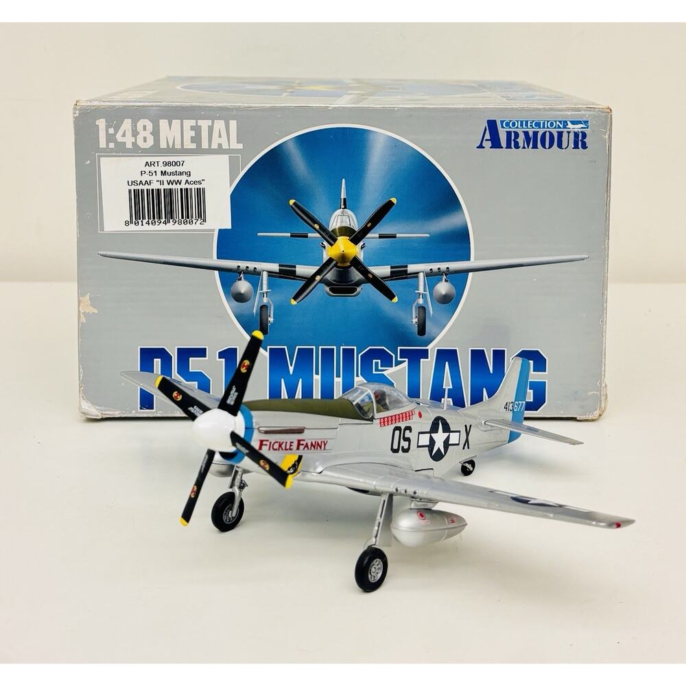 Franklin Mint 1:48 P-51 Mustang "Fickle Fanny" USAAFN WWII Aces 98007